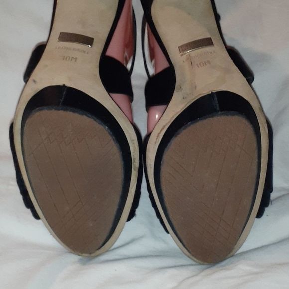 Badgley Mischka Satin Ankle Strap Slinky Heels 10M - Picture 4 of 8